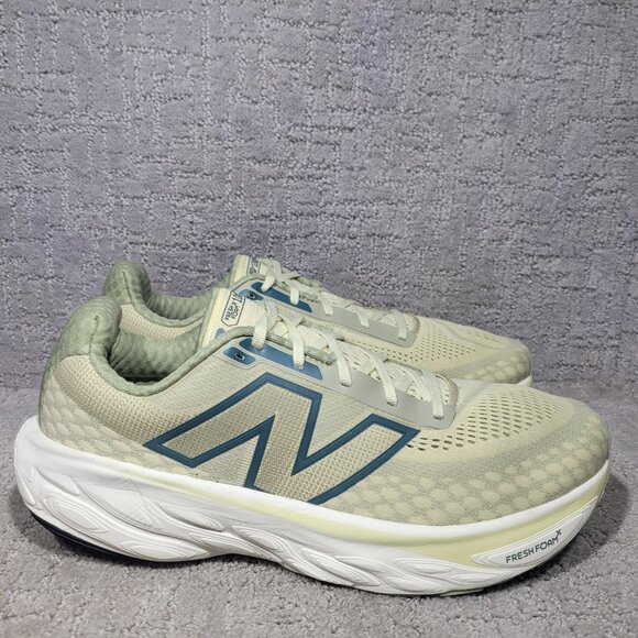 New Balance Fresh Foam X 1080V14 Mens Size 13 Beige Green Athletic Sneakers. - Picture 4 of 8